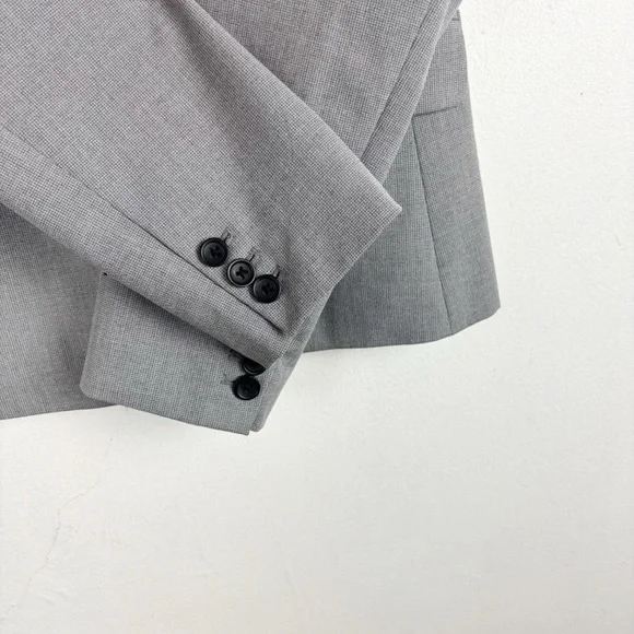Banana Republic Women’s Light Gray Blazer Sz 12 - Picture 6 of 9